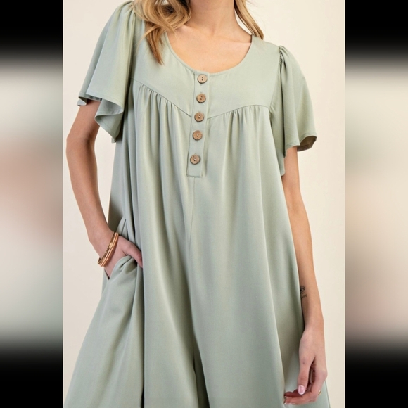 EASEL Super Comfy Jumpsuit #491-494 - Picture 1 of 16